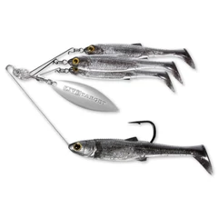 Livetarget Minnow Spinner Rig Smoke/Silver Small 11g