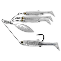Livetarget Minnow Spinner Rig Pearl White/Silver Small 11g