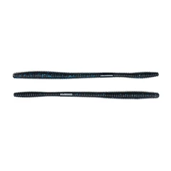 Livetarget 6.5" Straight Tail Worm Black / Blue 165 mm Sinking 4db/csomag