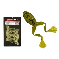 Livetarget 2” Freestyle Frog 2.0 Moss / Yellow 50 mm Floating