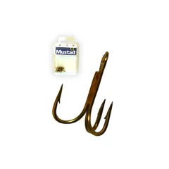 Mustad Treble Hooks 10 10db/csomag