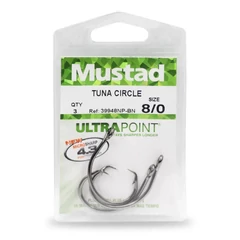 Mustad Demon Widegap Circle Hook 8/0 3db/csomag
