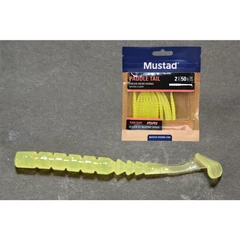 Mustad Aji Paddle Tail 2 Clear Chartreuse 12db/csomag