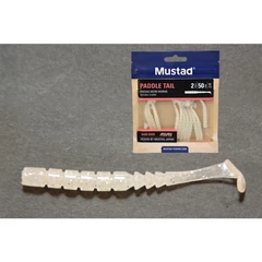 Mustad Aji Paddle Tail 2 White Luminous 12db/csomag