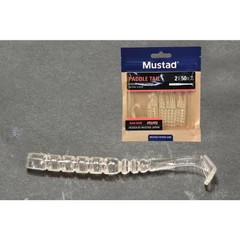 Mustad Aji Paddle Tail 2 Clear Luminous Silverglitter 12db/csomag