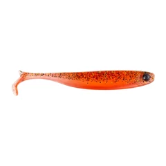 Mustad Mezashi Z-Tail Minnow 3"Transparent Red 6db/csomag
