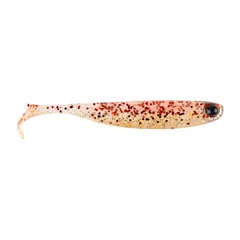 Mustad Mezashi Z-Tail Minnow 3.5"Redgoldglitter 6db/csomag