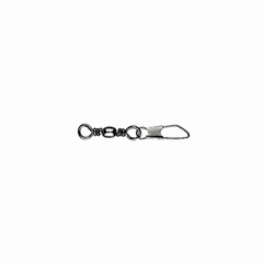 Mustad Barrel Swivel With Safety Snap 2/0×A6 6db/csomag
