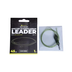 Ridgemonkey Spectre Fluorocarbon Uni Lead Clip Leader - Camogreen Bojlis Szerelék
