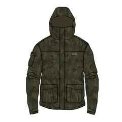 Sonik Lightweight Jacket Camo-M