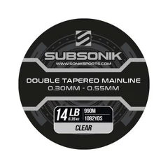 Subsonik Double Tapered Main Line Clear 12Lb 990m (3X330) Felvastagodó Főzsinór