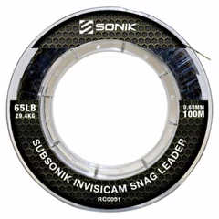 Sonik Subsonik Invisicam Snag Leader 100 M 45Lbs (0,55)