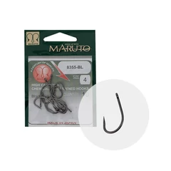 Maruto Horog 8355Bl Carp Hooks Forged Straight Eye Barbless Hc Black Nickel 2