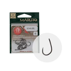 Maruto Horog 8346Bl T.D.E.10° Barbless Hc Forged Black Nickel 14