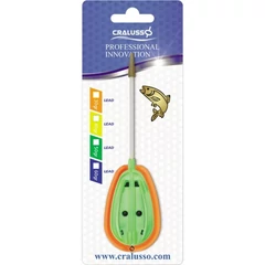 Cralusso Fluo Zöld Rocket Method Kosár+Töltő (1+1 db/cs) 40g