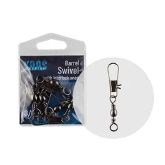 Koos Barrel Forgó With Interlock Snap 5/0 3Pcs/Bag