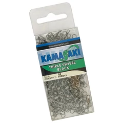 Kamasaki Hármas Forgó Fekete 1
