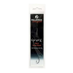 Pallatraxgripz Curve Shank Hair Ri gs Size 8 12Lb Braid