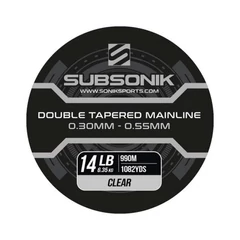 Subsonik Double Tapered Main Line Clear 16Lb 990m Felvastagodó Főzsinór