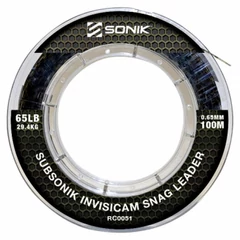 Sonik Subsonik Invisicam Snag Leader 100 M 65Lbs (0,65)