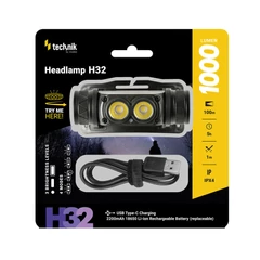 Technik Fejlámpa H32