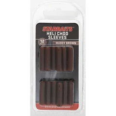 Starbaits Heli Chod Sleeves barna (gumiharang-hosszú) 12db