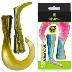 GUNKI Tartalék farok rész Grouper 18cm S Pike Dress Gold
