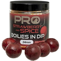 Starbaits Boilies In Dip Pro Strawberry Spice 150g 24mm