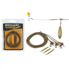 Carp Academy Komplett végszerelék-ólombetétes zsinóron 3db 35lbs
