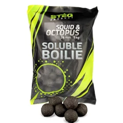 Stég Product Soluble Boilie 24mm Squid &amp; Octopus 1kg
