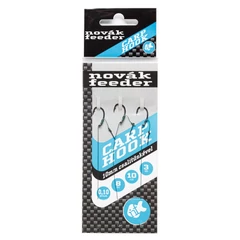 Novák Carp Hook Előkötött Horog Tüskés 6#/0,10mm