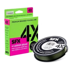 Sufix SFX 4X L.VIS Green fonott zsinór