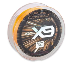 Iron Claw Pure Contact X9 Orange fonott zsinór / 0,18mm / 150m / 15,00kg