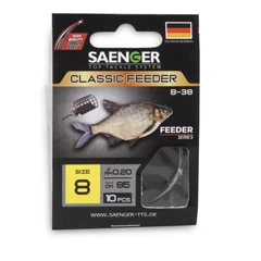 Saenger Classic Feeder előkötött horog 14 / 85cm / 10db