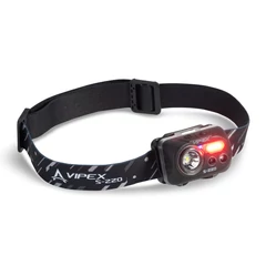 Anaconda Headlamp Vipex S-220 led fejlámpa / 200-220lm / IPX6 vízállóság / max. üzemidő 6-8 óra