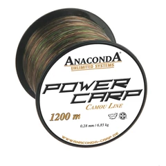 Anaconda Power Carp Camou Line monofil zsinór / 0,35mm / 1200m / 10,35kg / UV álló