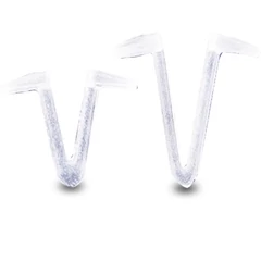 Anaconda Invisible V-Sape Stops Medium bojli stopper / átlátszó / 7mm / 96db