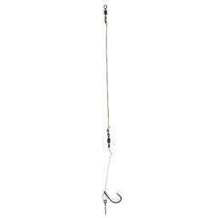 Anaconda Piercer Hinged Stiff Combi D-Rig Boilie MB előkötött horog, bevonatos fonott zsinór 35lb / 23cm / 2db