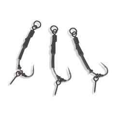 Anaconda Piercer Ronnie Rig Curve Shank mikró szakállas ponytyozó horog / 6 / 3db