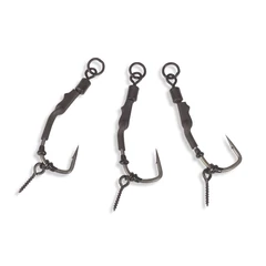 Anaconda Piercer Ronnie Rig Curve Shank Micro Barb szerelt pontyozó horog / 6 / 3db