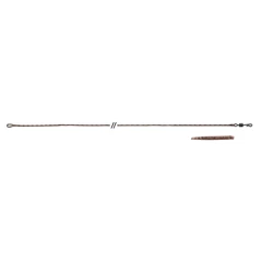 Anaconda Jungle Quick Change Leadcore Leaders / Brown / 60lb / 80cm
