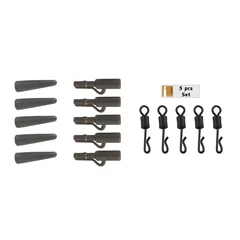 Anaconda Quick Change Saftey Lead Clip Kit Army Green 5db