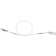 Iron Claw Stiff Spin Rig ekőreszerelt bevonatos acél előke / 45cm / 40lb / 2db