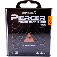 Anaconda Piercer Power Carp B-988 TGX mikroszakállas / méret 2 / 11db