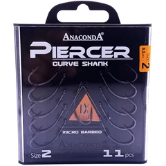 Anaconda Piercer CurveShank mikroszakállas / méret 2 / 11db