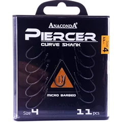 Anaconda Piercer CurveShank mikroszakállas /méret 4 / 11db