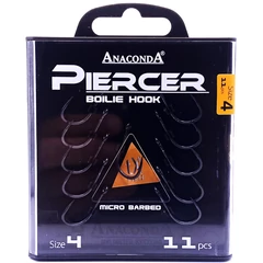 Anaconda Piercer Boilie Hook mikroszakállas / méret 4 / 11db