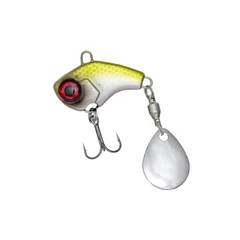 PZ Metal Viberműcsali, 2,8cm, 10g, fluo sárga, fehér