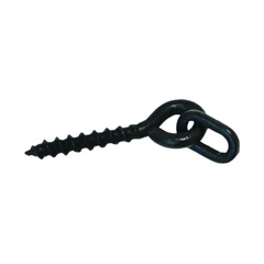 Carp Zoom Pop Up csavar ovális előkegyűrűvel, 12mm, 10db, fekete