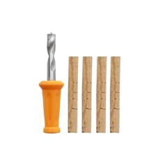 Carp Zoom Rozsdamentes csalifúró 4db parafa rúddal, Ø6mm